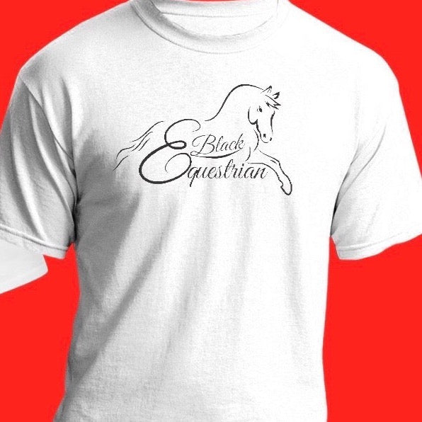 Black Equestrian T-Shirt