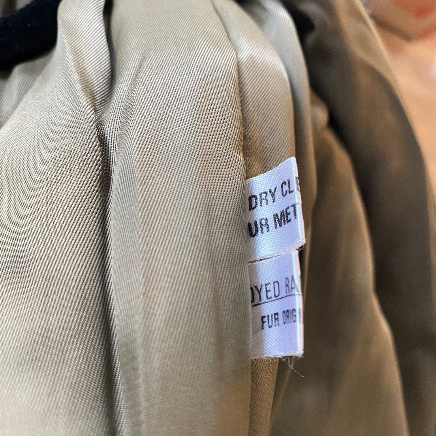 Brown Rabbit Fur Bomber Coat