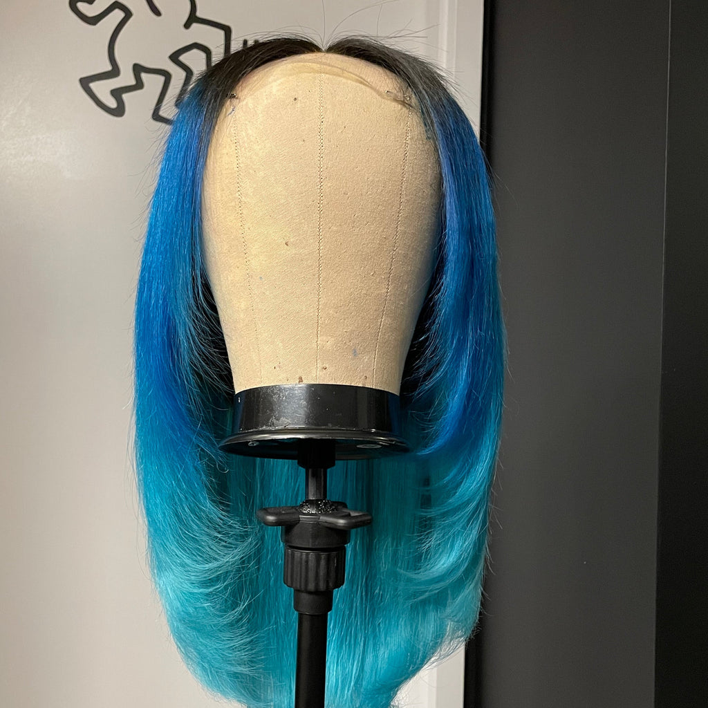 "Blues Clues" Lace Closure Wig