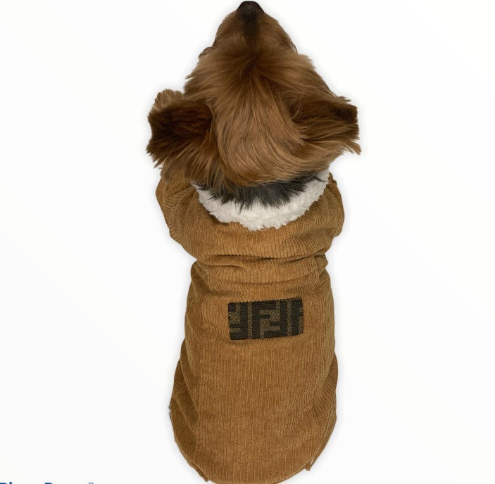 That's a Fendi: Corduroy Pet Coat