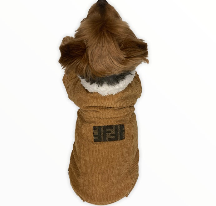 That's a Fendi: Corduroy Pet Coat